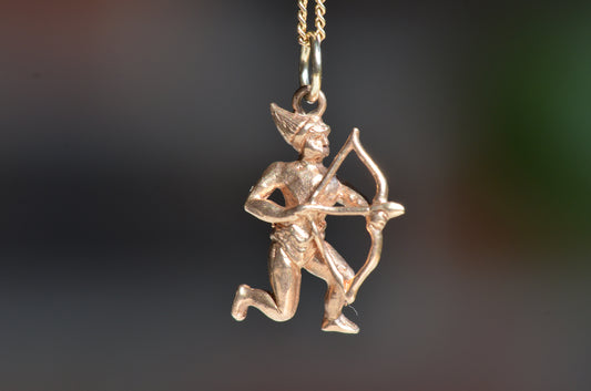 Figural Vintage Archer Charm