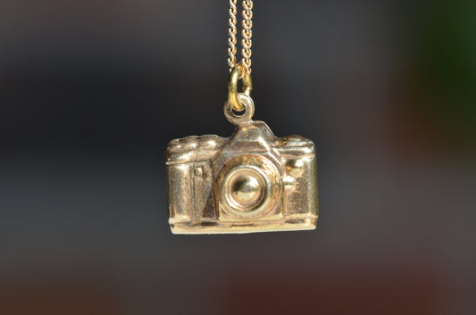 Detailed Vintage Camera Charm