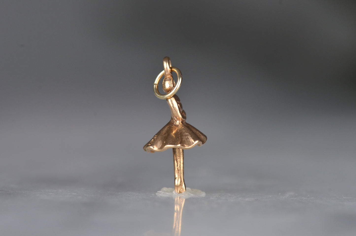 Poised Vintage Ballerina Charm