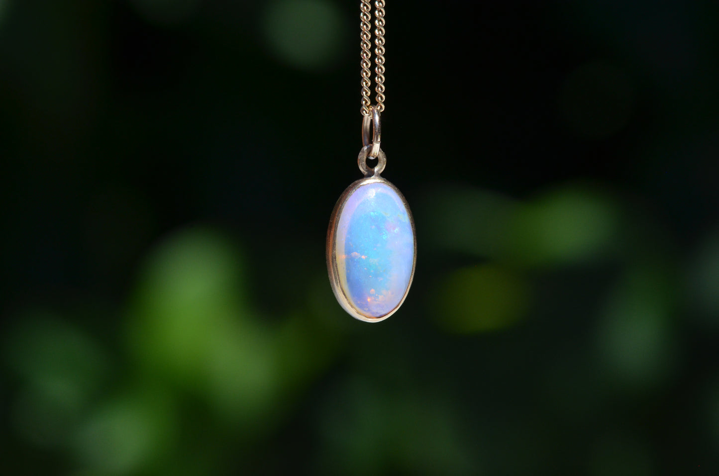 Dreamy Vintage Opal Pendant