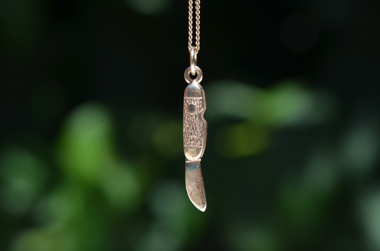 Textured Vintage Pocketknife Charm