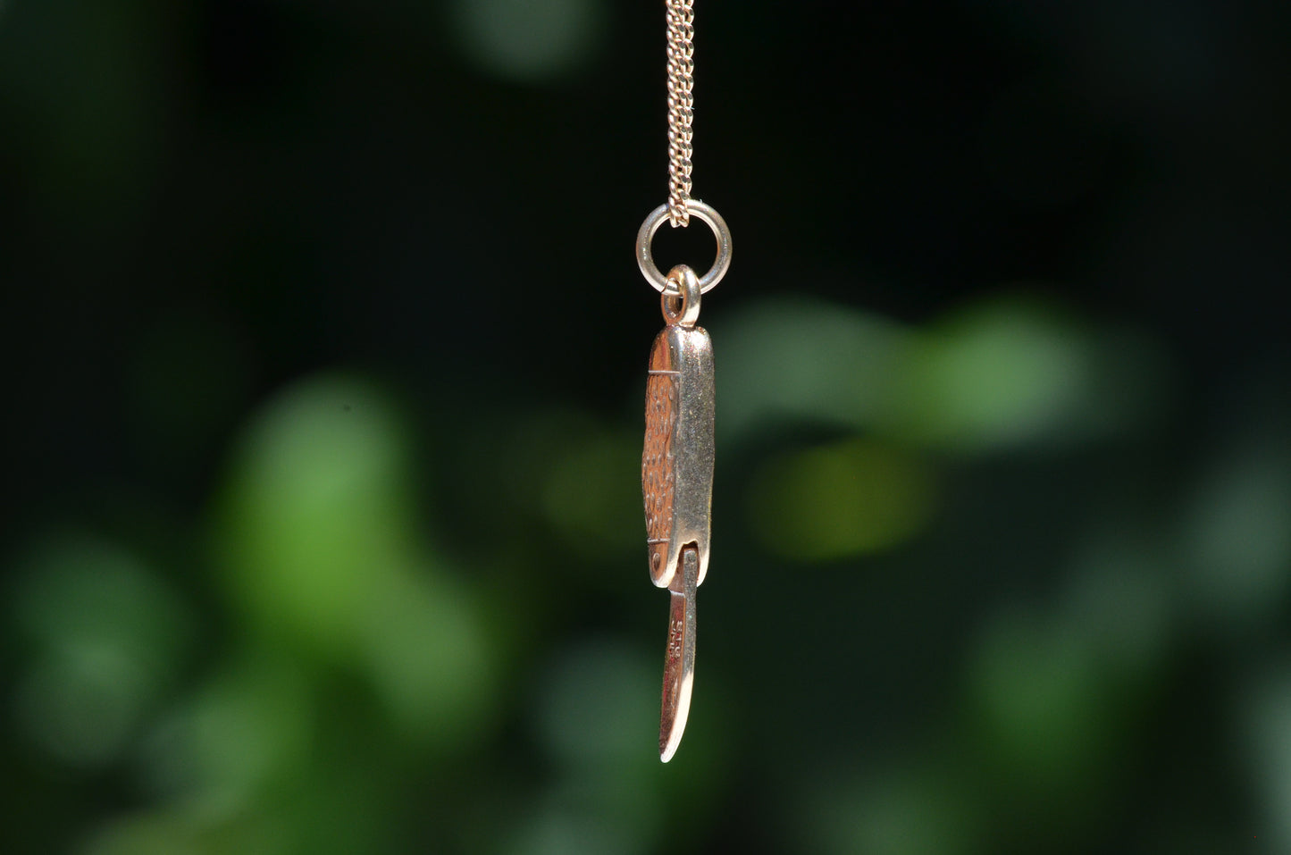 Textured Vintage Pocketknife Charm