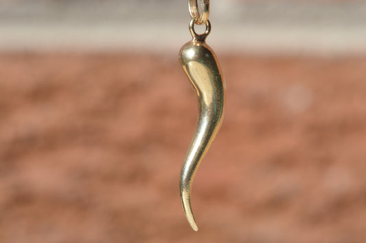 Large Vintage Cornicello Charm