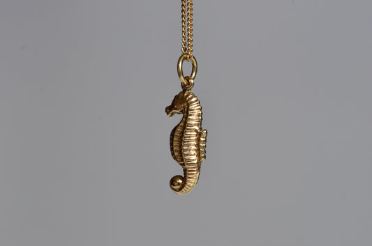 Graceful Vintage Seahorse Charm