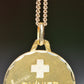 Unique Vintage Médaille d'Amour Pendant