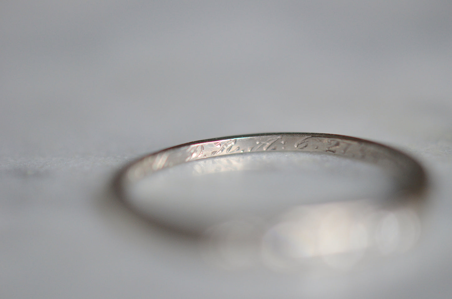 Unique and Sentimental Wartime Wedding Band