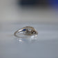 Superb Diamond and Sapphire Art Deco Ring