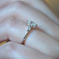 Mid Century Modern Marquise Engagement Ring