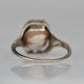 Charming Deco Cameo & Date Flip Ring 1931
