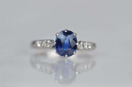 Exquisite Edwardian Sapphire Ring