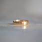 Classic Wide Yellow Gold Wedding Band Antique Patina