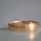 Classic Wide Yellow Gold Wedding Band Antique Patina