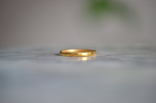 Classic Victorian 22k Band Ring 1862