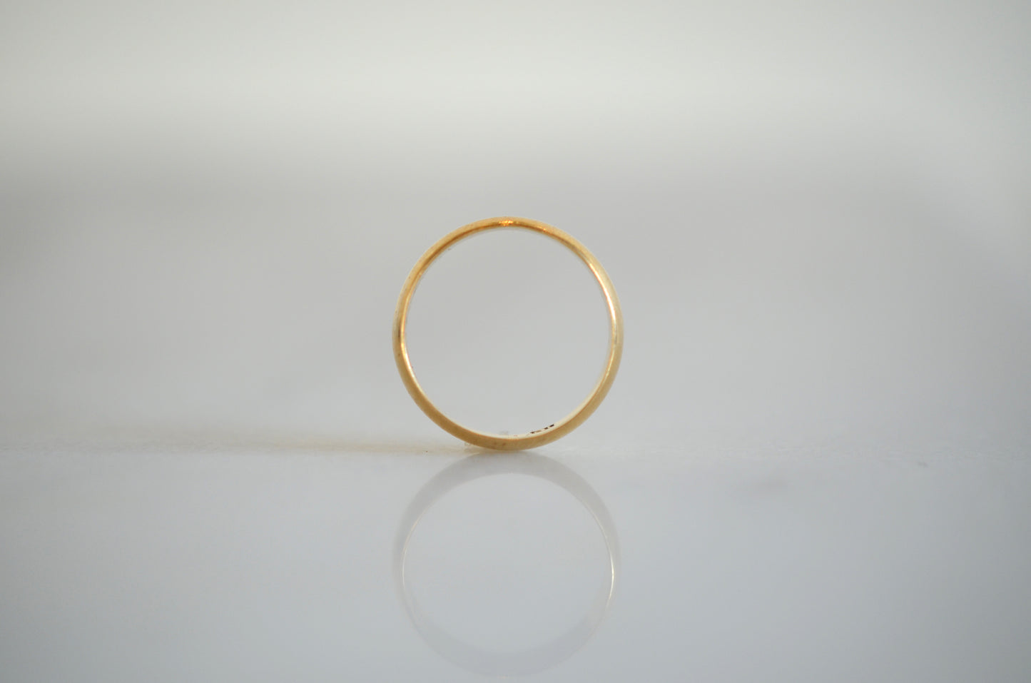 Classic Wide Wedding Band with Inscription RAS