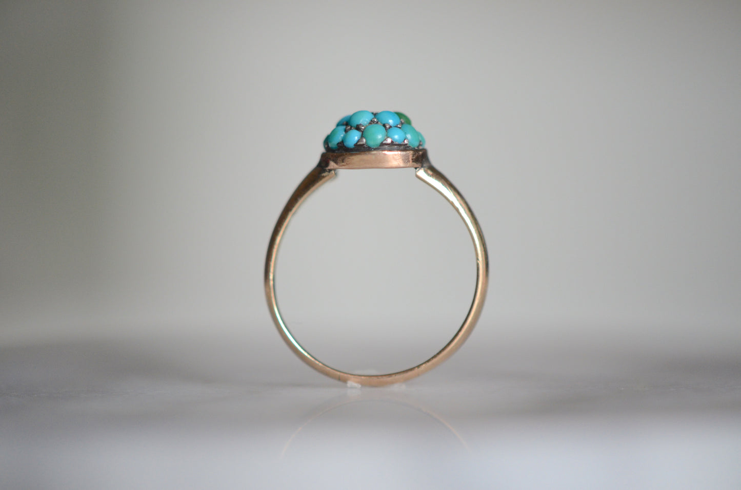 Petite Turquoise Bombe Ring