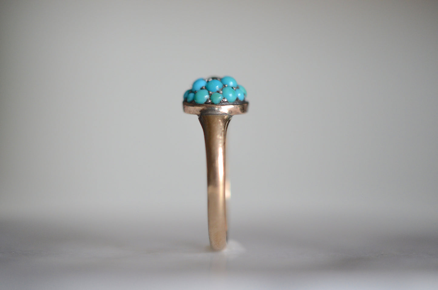 Petite Turquoise Bombe Ring