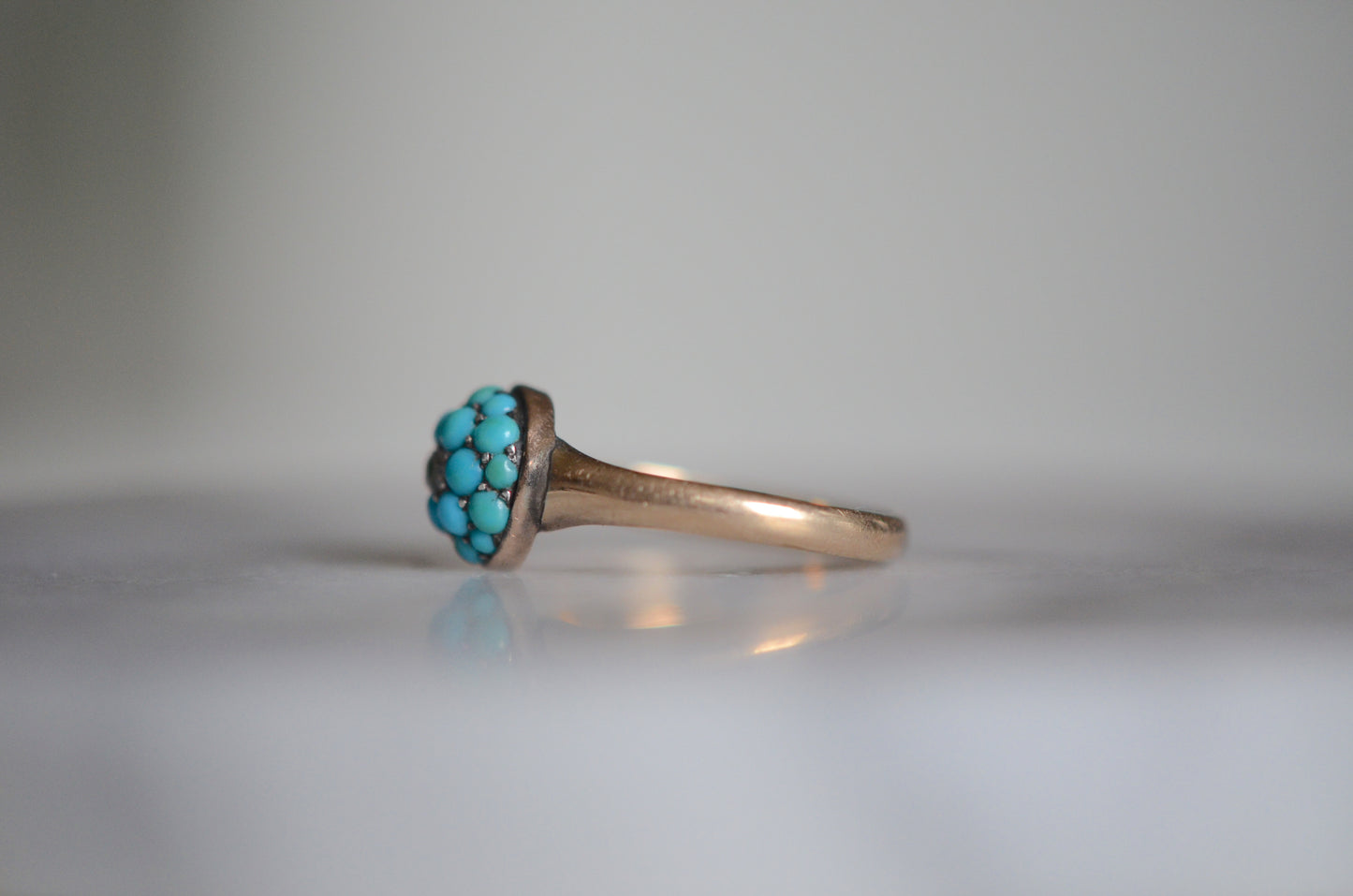 Petite Turquoise Bombe Ring