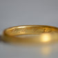 Chunky 22k Ring with Personal Inscription CM to MG 3/2/24