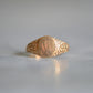 Delicate Victorian Forget-Me-Not Signet Ring