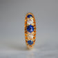 Outstanding Sapphire and Diamond Five Stone Ring