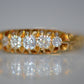 Sublime Victorian Five Diamond Ring