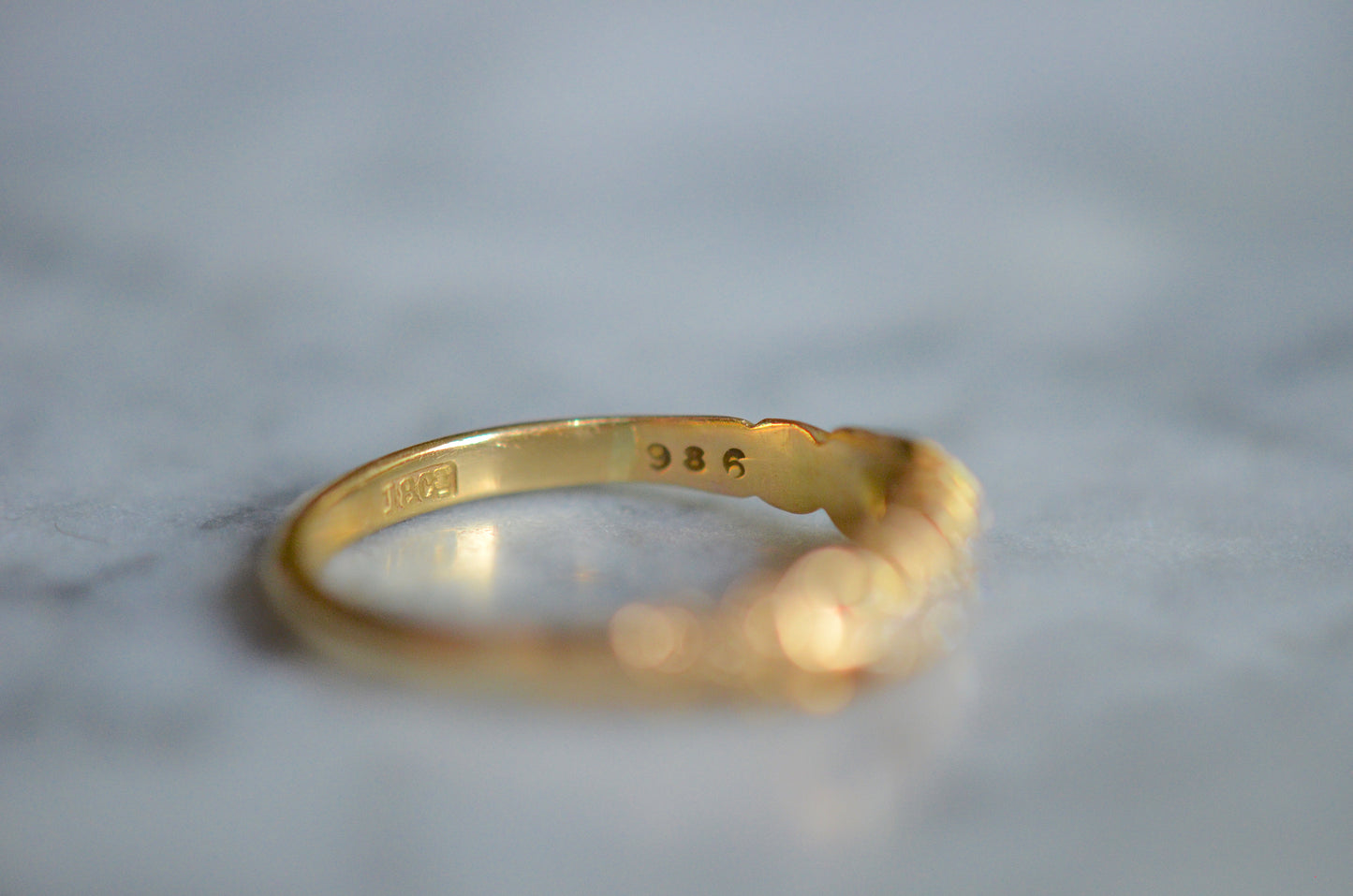 Sublime Victorian Five Diamond Ring