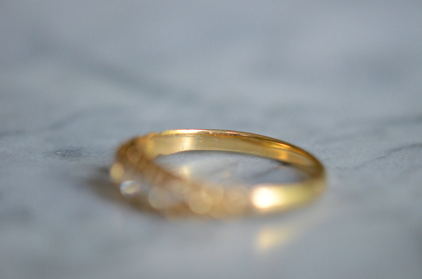 Sublime Victorian Five Diamond Ring