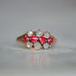 Enchanting Ruby and Moonstone Ring
