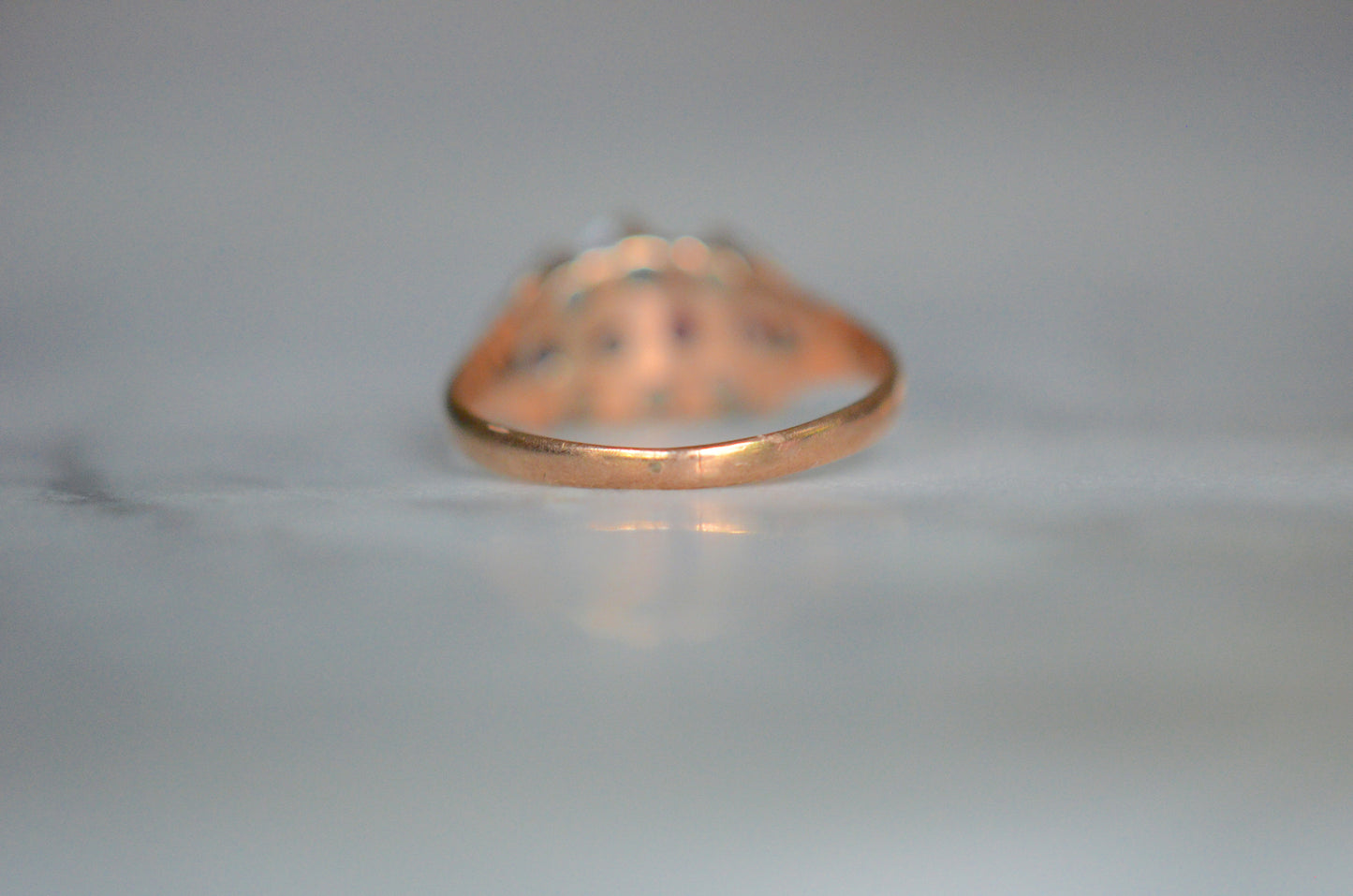 Enchanting Ruby and Moonstone Ring