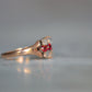 Enchanting Ruby and Moonstone Ring