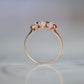 Enchanting Ruby and Moonstone Ring