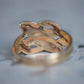 Handsome Midcentury Double Snake Ring