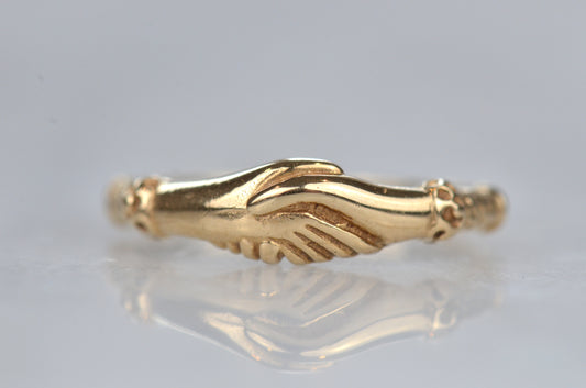 Slim Vintage Fede Ring