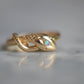 Estate Opal Snake Ring (Size 7.75)
