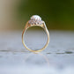 Romantic Victorian Revival Opal Halo Ring