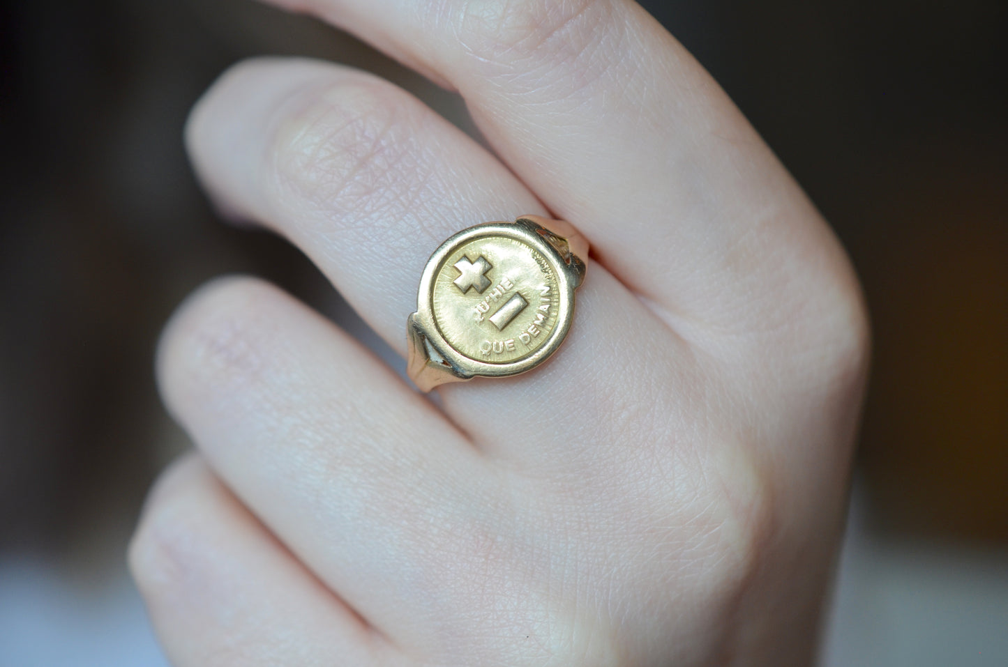Well-Loved Medaille D'Amour Ring
