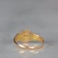 Detailed Antique V Signet Ring