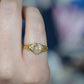 Detailed Antique V Signet Ring
