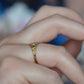 Detailed Antique V Signet Ring