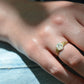 Detailed Antique V Signet Ring