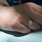 Detailed Antique V Signet Ring