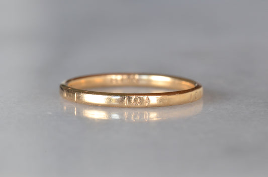 Subtle Art Deco Orange Blossom Band