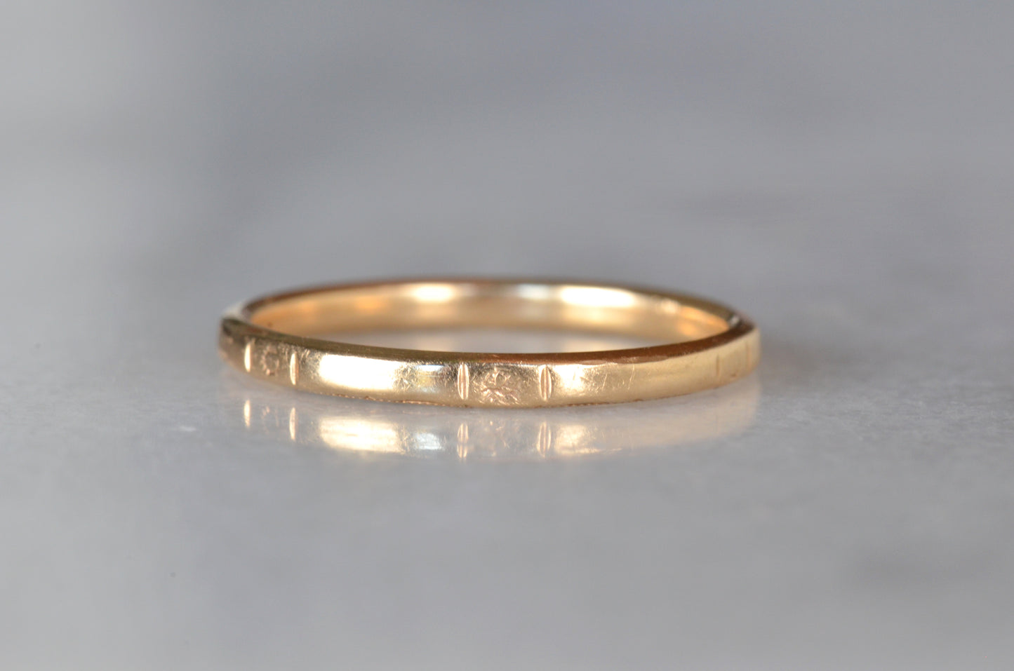 Subtle Art Deco Orange Blossom Band