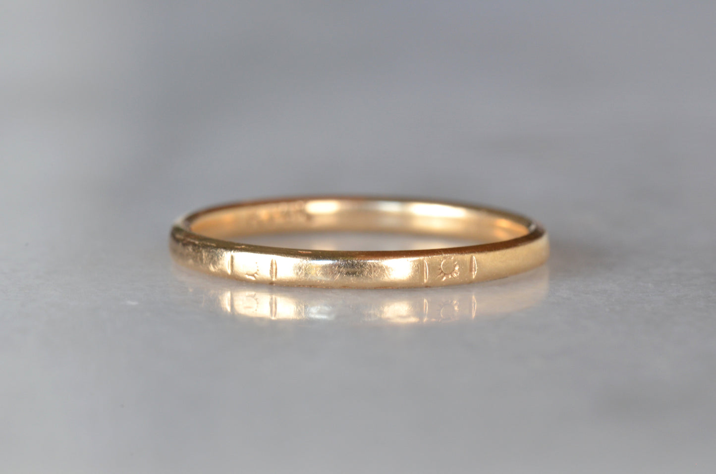 Subtle Art Deco Orange Blossom Band