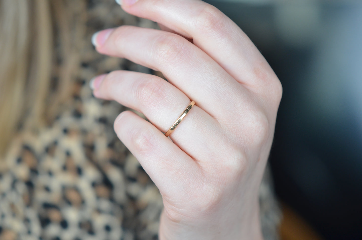 Subtle Art Deco Orange Blossom Band