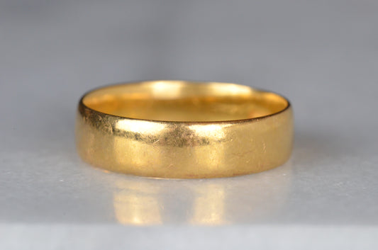 Deep 22k Gold Band 1910