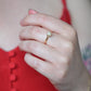 Dainty Retro Pearl Belcher Ring