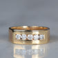 Solid Vintage Diamond Channel Ring