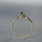 Striking Vintage Emerald Marquise Halo Ring