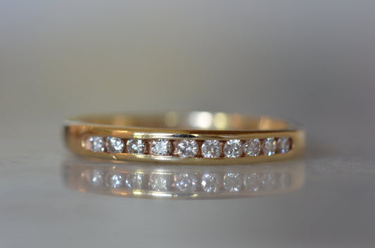 Classic Vintage Diamond Channel Band 7.75